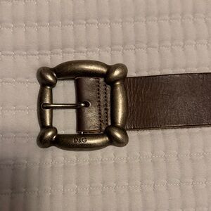 D&G dolche and gabanna Brown Leather Belt